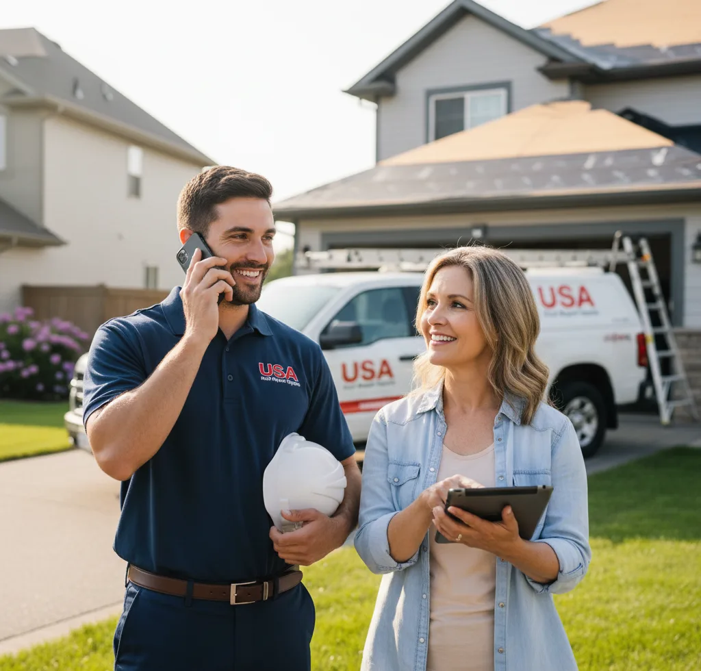USA Roof Repair Experts customer support in Bunker Hill